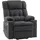 MCombo Relaxsessel M Mcombo Mikrofaser 7546 75 x 112 x 87 cm Dunkelgrau elektrisch