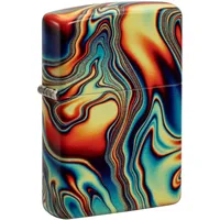 Zippo Sturmfeuerzeug - Colorful Swirl, 540° Glow-in-The-Dark - Nachfüllbar