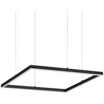 Ideal Lux Oracle Slim 1-flg. 50 cm quadratisch schwarz