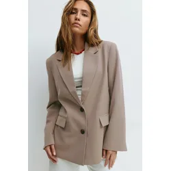 Gina Tricot - Relaxed blazer - Blazer - Beige - 38 - Dame - Beige - 38