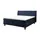 Ruf Boxspringbett Aurelia ¦ blau ¦ Maße (cm): B: 210 H: 114