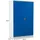 Proregal Aktenschrank 195 x 120 x 42 cm Grau-Blau