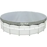 Intex Deluxe Abdeckplane grau Ø 549 cm