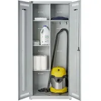 BISLEY Garderobenschrank Metall 80 x 50 x 185 cm Lichtgrau