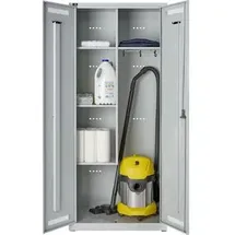 BISLEY Garderobenschrank Metall 80 x 50 x 185 cm Lichtgrau