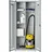 BISLEY Garderobenschrank Metall 80 x 50 x 185 cm Lichtgrau