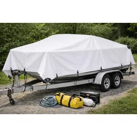 Roysson Abdeckplane 6 x 8 m Weiß