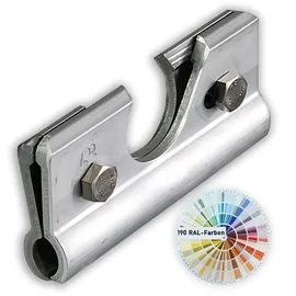 GAH Alberts Zaunpfosten 3 x 40 cm Grau/Stahl