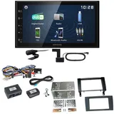 Kenwood DMX129DAB DAB+ Bluetooth USB Einbauset für Mercedes SLK R171