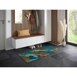 Wash+Dry Exotic Pavo 60 x 140 cm Mehrfarbig