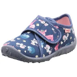 superfit Hausschuh Textil SPOTTY für Kinder, blau, Größe 20 EU