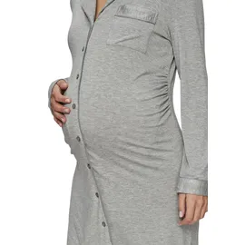 LASCANA Damen Umstandsnachthemd grau Gr.32/34