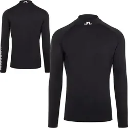 J.Lindeberg Golf Aello Soft Compression Herren Mock schwarz