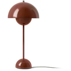 &Tradition - FlowerPot Tischleuchte VP3, rot braun