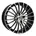 BROCK B24 7 0 x 17 x 108 ET35 Schwarz Poliert
