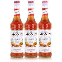 Monin Sirup Apple Pie 700ml - Cocktails Milchshakes Kaffeesirup (3er Pack)
