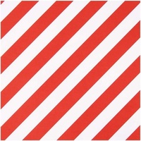 Rico Design Geschenkpapier Streifen, rot/weiß,