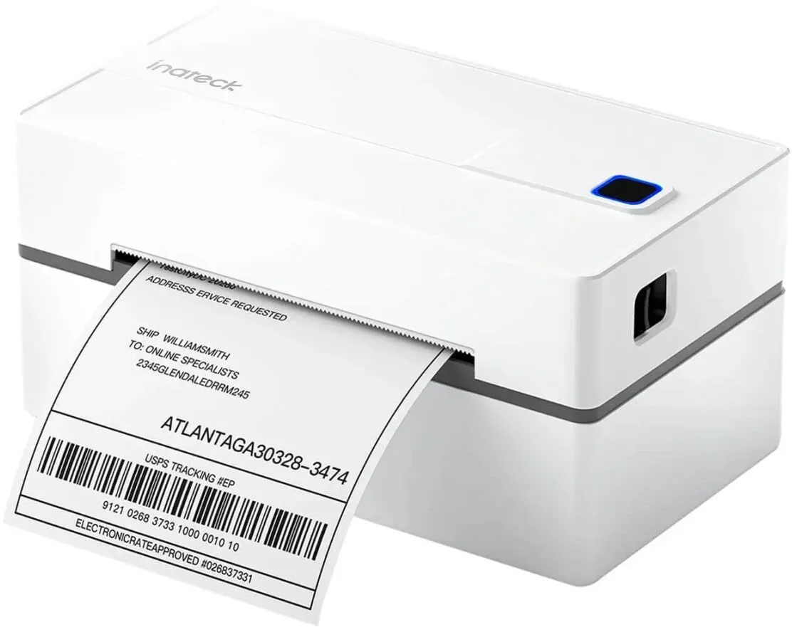 Inateck PR40 Etikettendrucker Thermodirekt 203 x 203 DPI 150 mm/sek Verkabelt & Kabellos Bluetooth