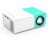 Mini Beamer, wepvo Beamer tragbarer Projektor Unterstützung 1080P tragbarer HD-Filmprojektor, Projektor im Freien für Heimkino, kompatibel mit Smartphone/Tablet/TV Stick/USB-Laufwerk (YG300Plus Max)