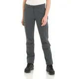 Schöffel Pants Engadin1 Zip Off Hose mit Zip-Off Funktion, kühlende und schnell trocknende Outdoor Hose für Frauen, asphalt, 36