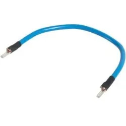 Hager K67A Kabelbrücke NYAF 10 mm2, Länge: 250mm, Stift / Stift, Farbe: Blau