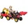 Homcom Trettraktor rot mit Anhänger (179x42x59)