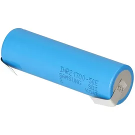 Samsung INR21700-50E 3,6V 5000mAh 10A Li-Ion-Akku mit U-Lötfahne