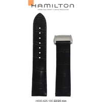 Hamilton Leder Jazzmaster Band-set Leder-schwarz-22/20 H690.426.100 - schwarz