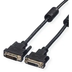 VALUE Verlängerungskabel DVI, DVI ST-BU, (24+1) dual link, 5 m