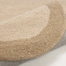 THEKO Wollteppich THEKO "Gabbeh Super, Handweb, Teppich, Bordüre, reine Wolle" Gr. 70, beige, B:100cm H:9mm L:150cm, Wolle, Teppiche, Schlafzimmer, Wohnzimmer, Esszimmer, auch als Läufer, eckig oder rund
