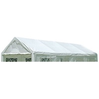 DEGAMO Ersatzdach / Dachplane PALMA für Zelt 4x8 Meter, PVC weiss 480g/m2, incl. Spanngummis