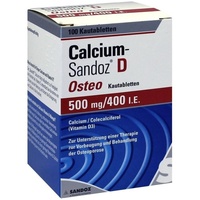 Hexal Calcium-Sandoz D Osteo 500 mg Kautabletten 100 St.