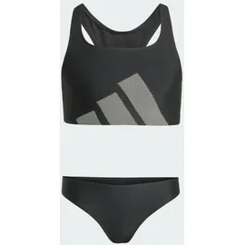 adidas Big Logo C-Back Bikini Set Schwarz 116