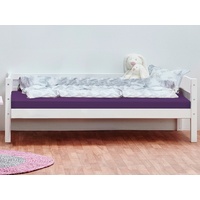 Hoppekids Kinderbett »ECO Dream«, (2 tlg., Bett und Matratzen), 70x160, massiv mit Matratze & Bezug weiß