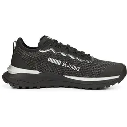 PUMA Herren Laufschuhe Voyage Nitro 2 GTX, PUMA BLACK-METALLIC SILVER, 44