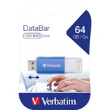 Verbatim DataBar blau 64GB, USB-A 2.0 (49455)