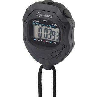Renkforce RF-SW-110 Stoppuhr digital Schwarz