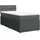 vidaXL Boxspringbett 180 x 200 cm Dunkelgrau