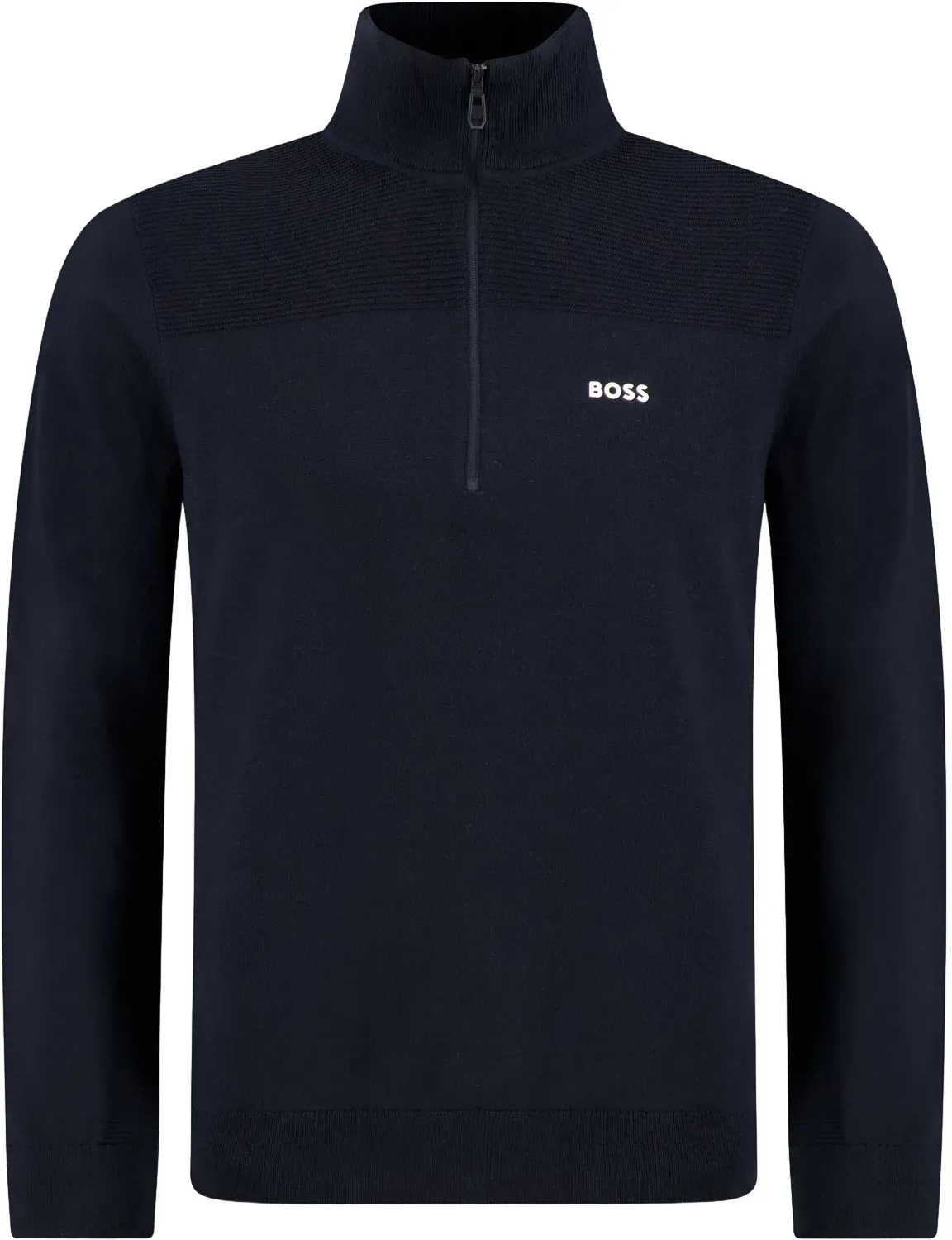 HUGO BOSS Pullover Momentum-X 1/4 Zip, dunkelblau