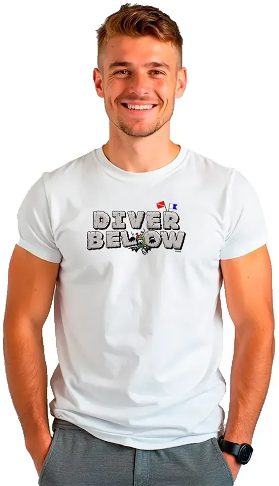Kruskis Diver Below Kurzarm-t-shirt - White - M