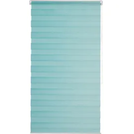 K-HOME Doppelrollo Ancona 60 x 150 cm blau/türkis