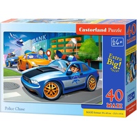 Castorland Police Chase, Puzzle 40 Teile (40 Teile)