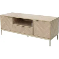 ML-Design TV-Schrank 2 Türen 120x45x41,5cm Eiche Optik für Fernseher