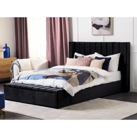 Beliani Noyers 180 x 200 cm H2 Schwarz