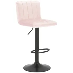 CLP Barhocker Jamie Samt pink