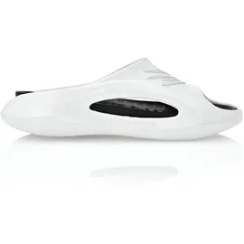 Plein Sport Flache Gummisandalen, Größe 44-45 in weiß, 0102 | white/black