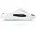 Plein Sport Flache Gummisandalen, Größe 44-45 in weiß, 0102 | white/black