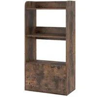 Costway Bücherregal 55 x 29 x 105 cm Braun