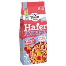 bauck mühle Bauckhof Hafer Knusper Müsli Mango Himbeere bio