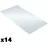 Tectake Doppelstegplatte Hohlkammerplatten 121 x 60,5 x 0,6 cm 0,6 mm lichtdurchlässig wärmedämmend temperaturresistent robust weiß